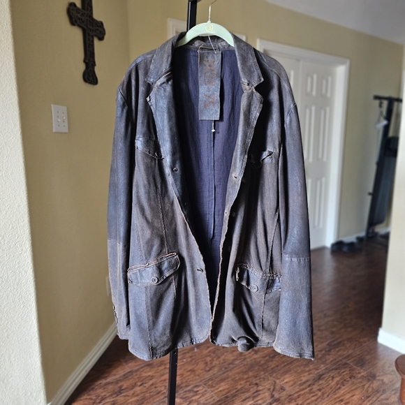 GMS-75 Brown Leather Jacket XXL - Picture 2 of 13